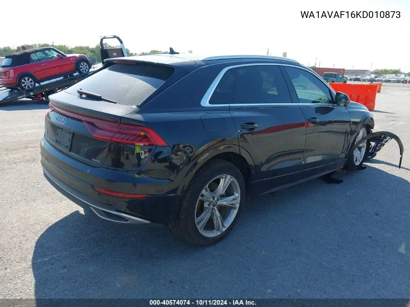 WA1AVAF16KD010873 2019 Audi Q8 Premium