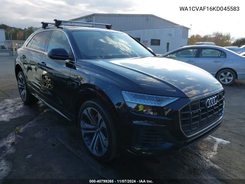 2019 Audi Q8 55 Premium VIN: WA1CVAF16KD045583 Lot: 40799265