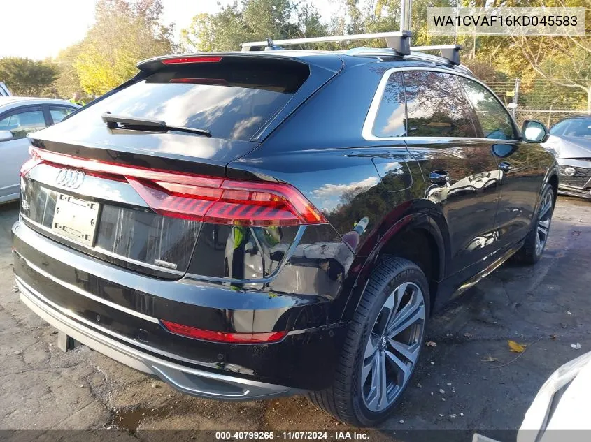 2019 Audi Q8 55 Premium VIN: WA1CVAF16KD045583 Lot: 40799265