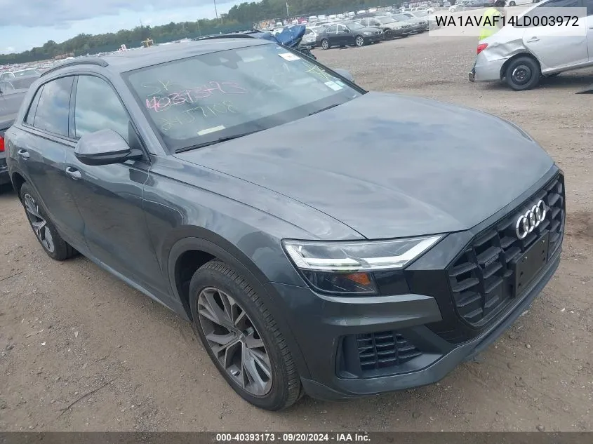 WA1AVAF14LD003972 2020 Audi Q8 Premium 55 Tfsi Quattro Tiptronic