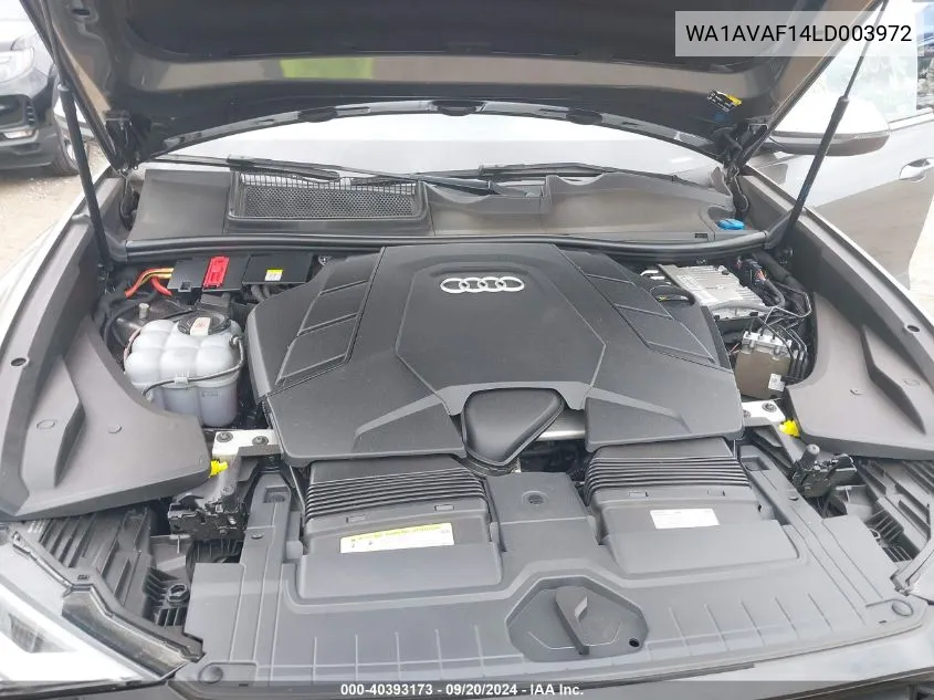 2020 Audi Q8 Premium 55 Tfsi Quattro Tiptronic VIN: WA1AVAF14LD003972 Lot: 40393173