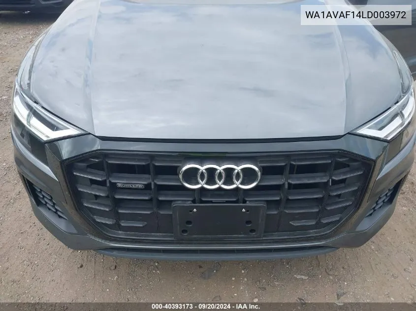 WA1AVAF14LD003972 2020 Audi Q8 Premium 55 Tfsi Quattro Tiptronic