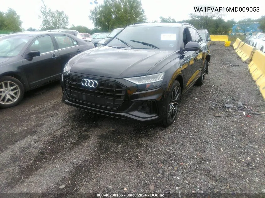 2021 Audi Q8 Prestige 55 Tfsi Quattro Tiptronic VIN: WA1FVAF16MD009053 Lot: 40230156