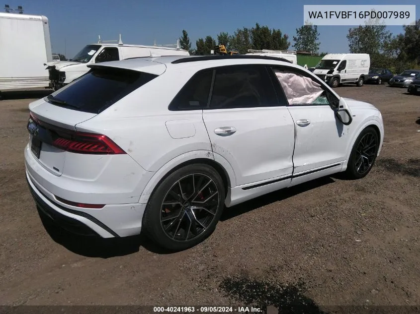 WA1FVBF16PD007989 2023 Audi Q8 Prestige S-Line