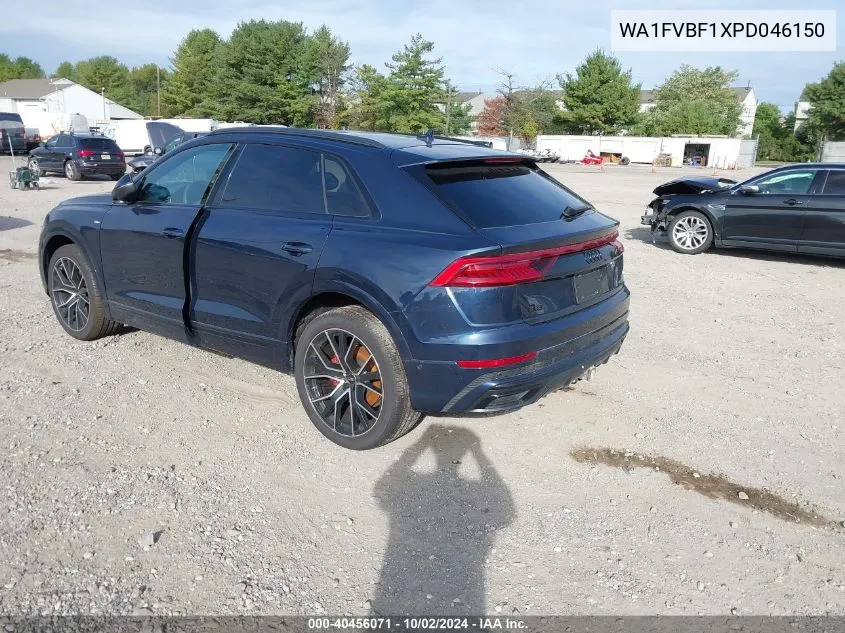 2023 Audi Q8 Prestige 55 Tfsi Quattro Tiptronic VIN: WA1FVBF1XPD046150 Lot: 40456071