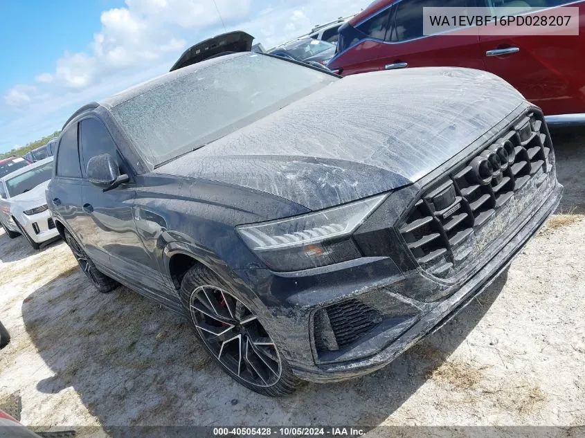 2023 Audi Q8 Premium Plus S-Line VIN: WA1EVBF16PD028207 Lot: 40505428