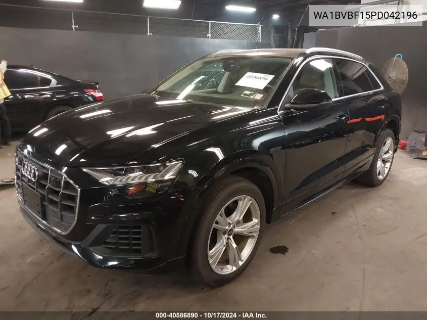 2023 Audi Q8 Premium Plus 55 Tfsi Quattro Tiptronic VIN: WA1BVBF15PD042196 Lot: 40586890