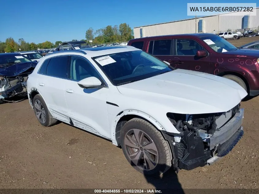 2024 Audi Q8 E-Tron Premium Plus Quattro VIN: WA15ABGE6RB057282 Lot: 40484855