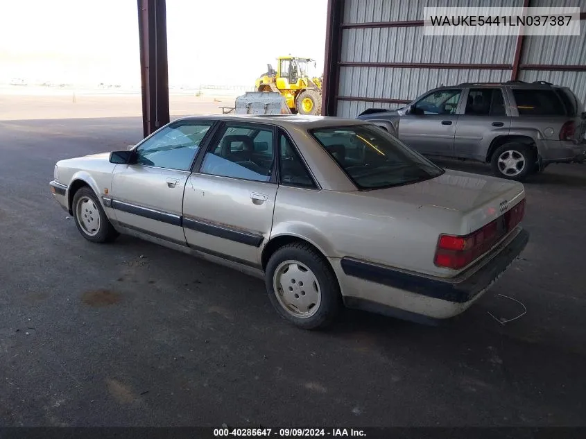 WAUKE5441LN037387 1990 Audi Quattro