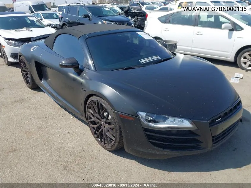 WUAVNAFG7BN000135 2011 Audi R8 5.2 Quattro