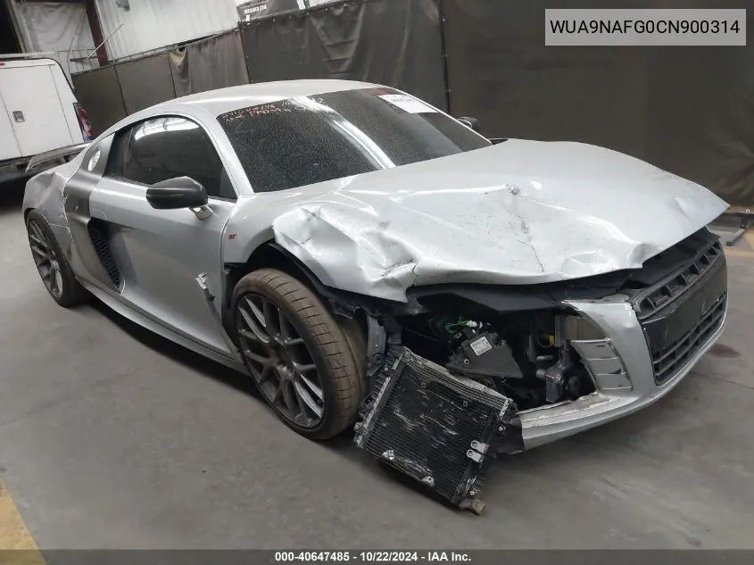 WUA9NAFG0CN900314 2012 Audi R8 Gt