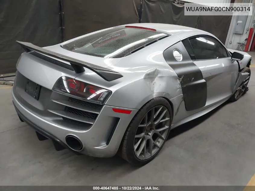 WUA9NAFG0CN900314 2012 Audi R8 Gt