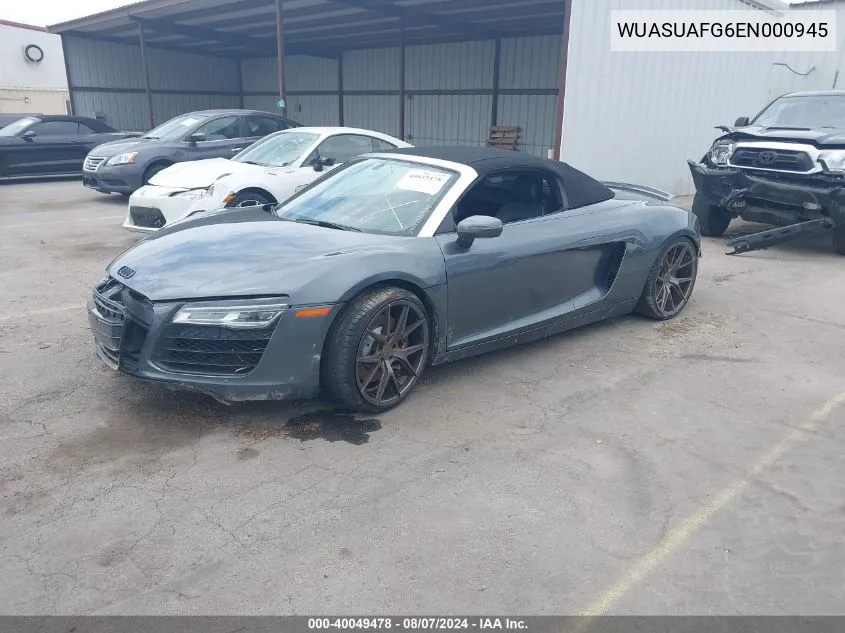 WUASUAFG6EN000945 2014 Audi R8 4.2