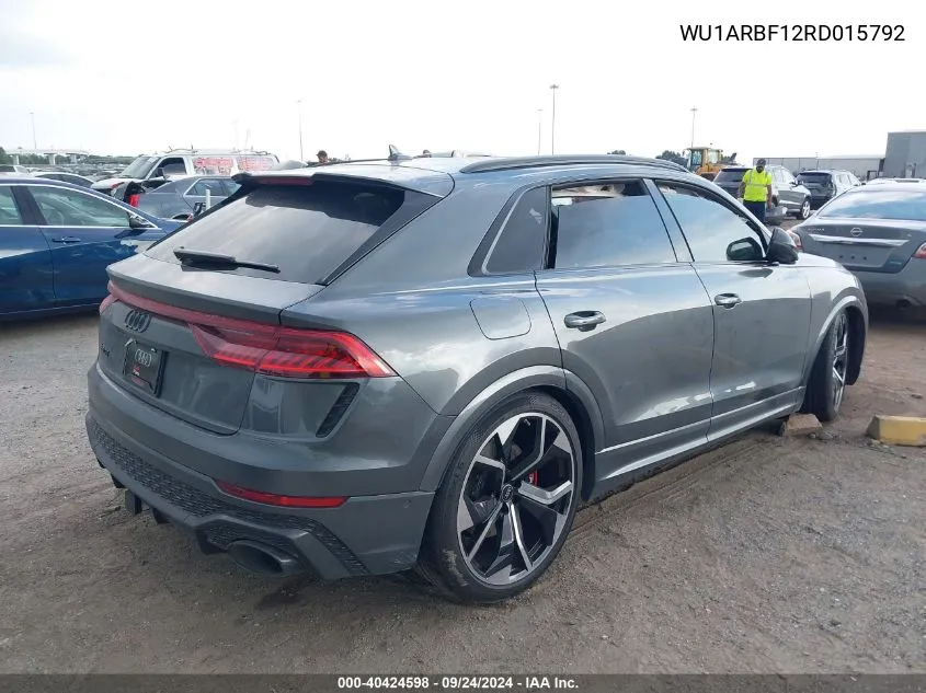 WU1ARBF12RD015792 2024 Audi Rs Q8 Tfsi Quattro Tiptronic