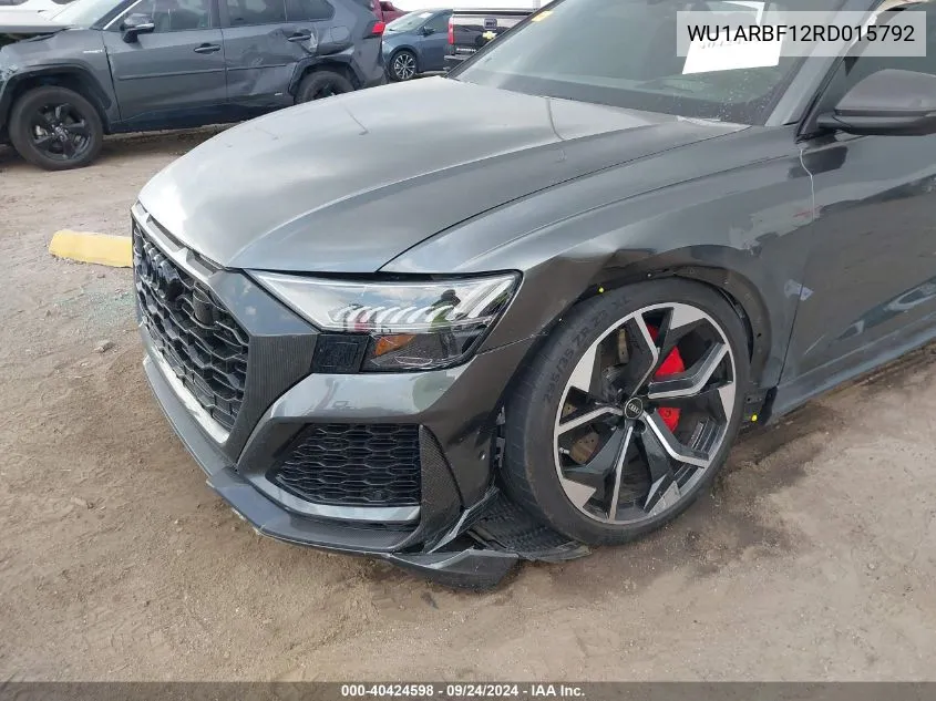 WU1ARBF12RD015792 2024 Audi Rs Q8 Tfsi Quattro Tiptronic