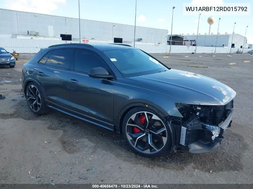 2024 Audi Rs Q8 Tfsi Quattro Tiptronic VIN: WU1ARBF12RD015792 Lot: 40656478