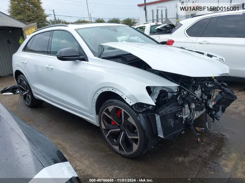 2024 Audi Rs Q8 Tfsi Quattro Tiptronic VIN: WU1ARBF15RD016001 Lot: 40766658