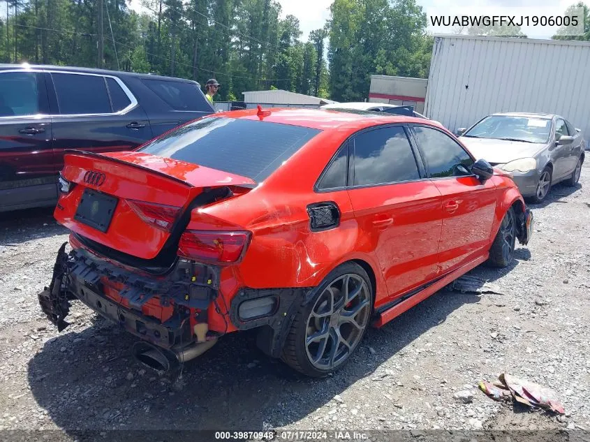 WUABWGFFXJ1906005 2018 Audi Rs 3 2.5T