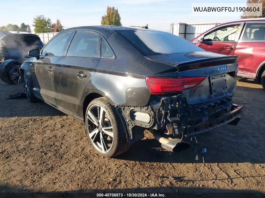 WUABWGFF0J1904604 2018 Audi Rs 3 2.5T