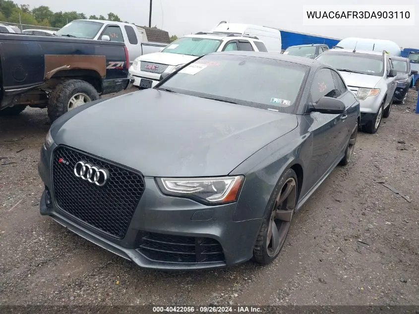 2013 Audi Rs 5 VIN: WUAC6AFR3DA903110 Lot: 40422056