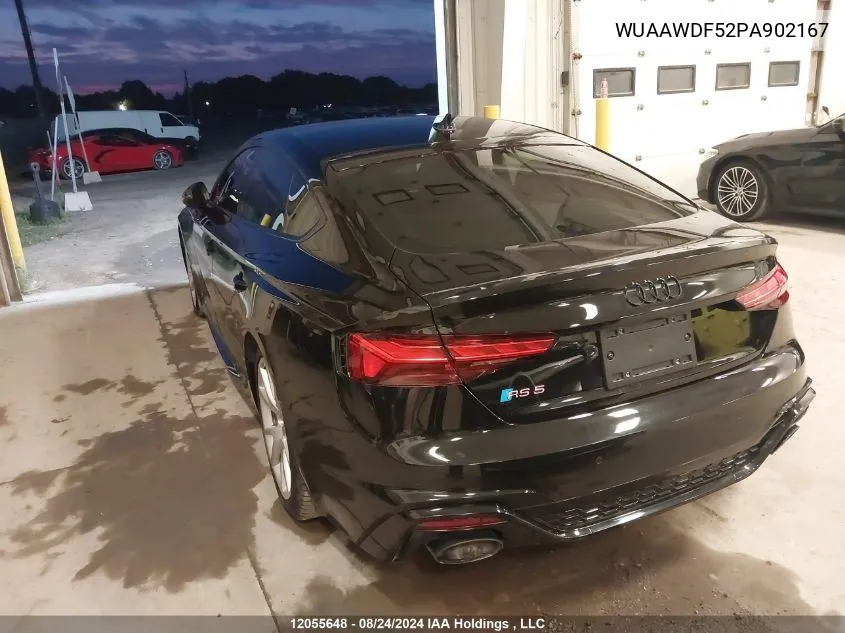 2023 Audi Rs5 VIN: WUAAWDF52PA902167 Lot: 12055648