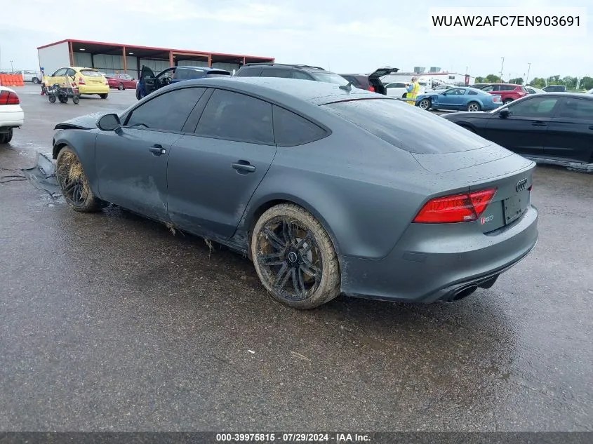 WUAW2AFC7EN903691 2014 Audi Rs 7 4.0T Prestige