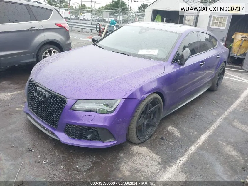 WUAW2AFCXFN900737 2015 Audi Rs 7 4.0T Prestige