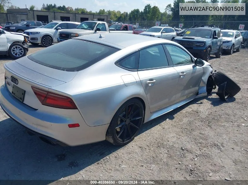 WUAW2AFC9GN901508 2016 Audi Rs 7 4.0T Prestige