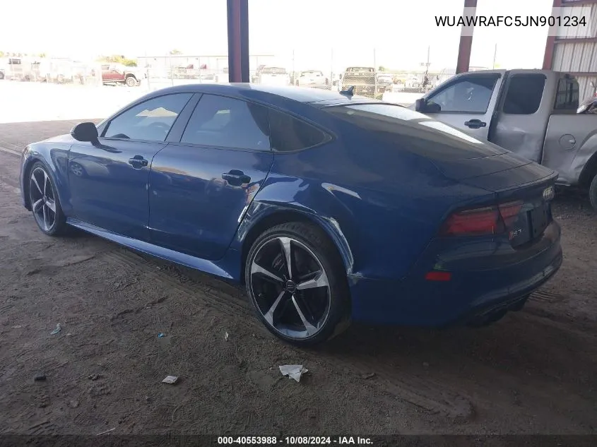 2018 Audi Rs 7 4.0T Performance VIN: WUAWRAFC5JN901234 Lot: 40553988