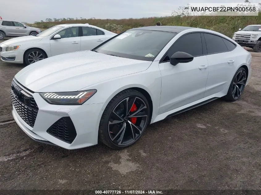 2023 Audi Rs 7 Sportback Tfsi Quattro Tiptronic VIN: WUAPCBF22PN900568 Lot: 40777726