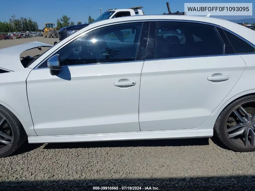 WAUBFGFF0F1093095 2015 Audi S3 2.0T Premium Plus