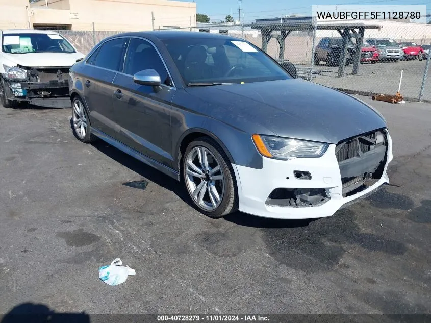 2015 Audi S3 2.0T Premium Plus VIN: WAUBFGFF5F1128780 Lot: 40728279