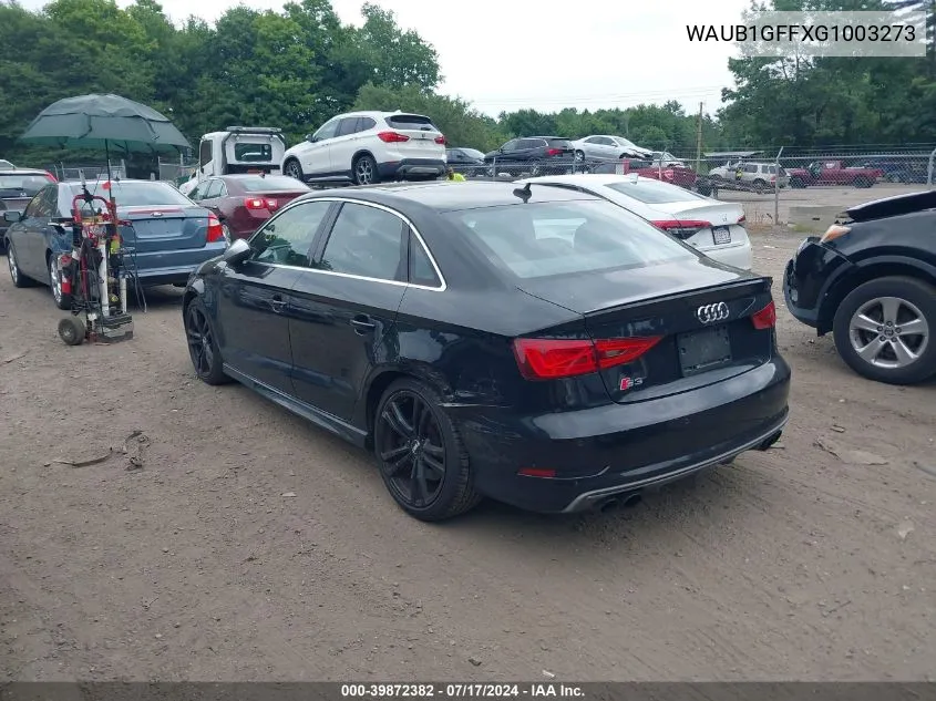 WAUB1GFFXG1003273 2016 Audi S3 2.0T Premium Plus