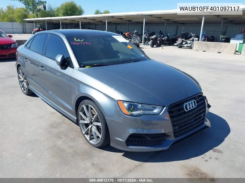 WAUB1GFF4G1097117 2016 Audi S3 2.0T Premium Plus