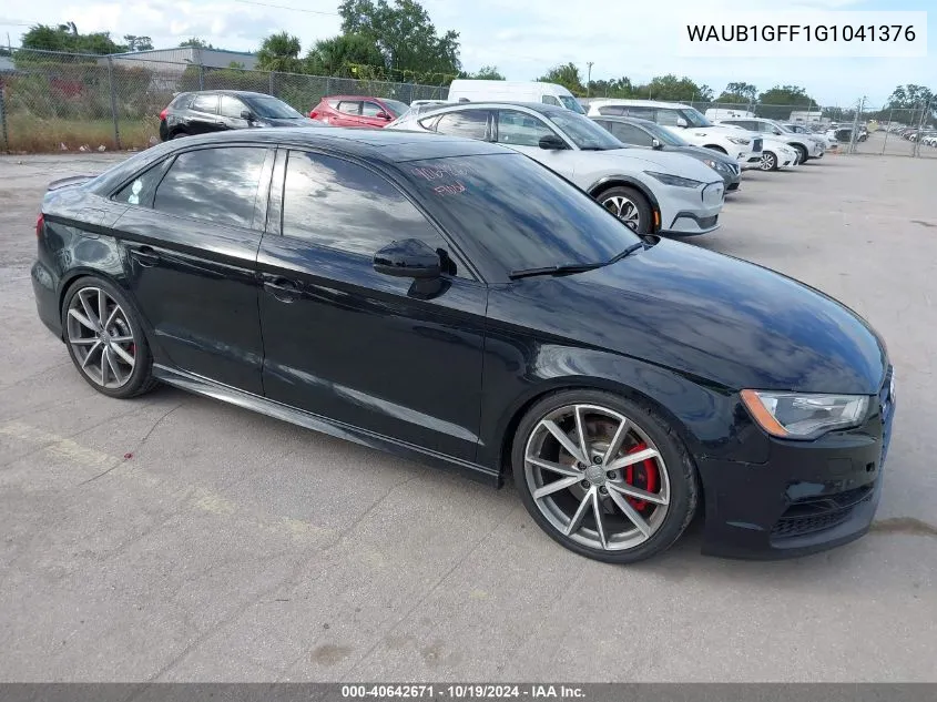 2016 Audi S3 2.0T Premium Plus VIN: WAUB1GFF1G1041376 Lot: 40642671