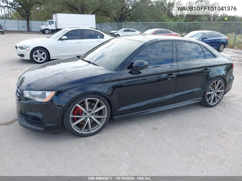 2016 Audi S3 2.0T Premium Plus VIN: WAUB1GFF1G1041376 Lot: 40642671