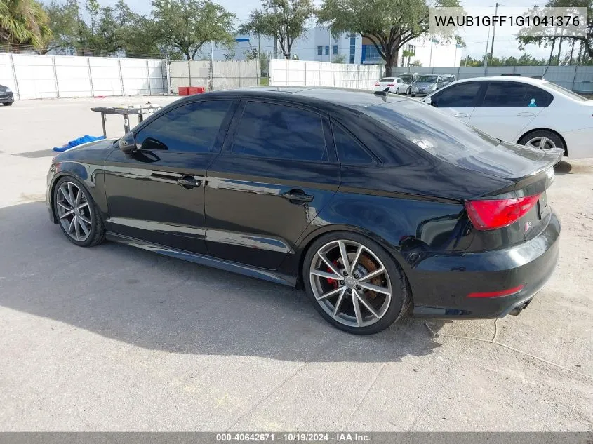 2016 Audi S3 2.0T Premium Plus VIN: WAUB1GFF1G1041376 Lot: 40642671