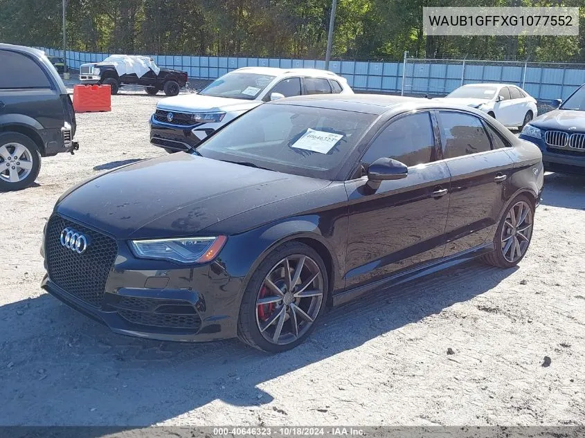 WAUB1GFFXG1077552 2016 Audi S3 2.0T Premium Plus