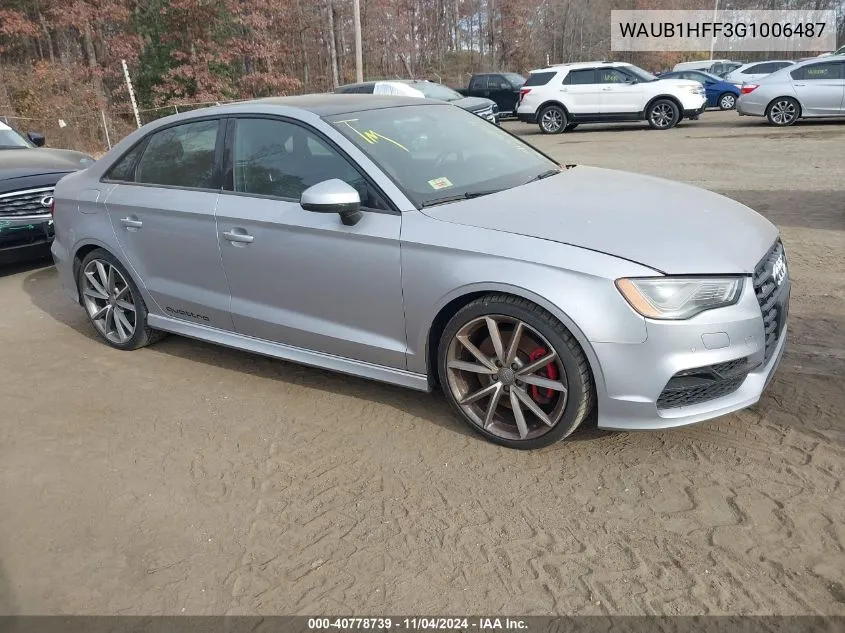 WAUB1HFF3G1006487 2016 Audi S3 2.0T Premium Plus