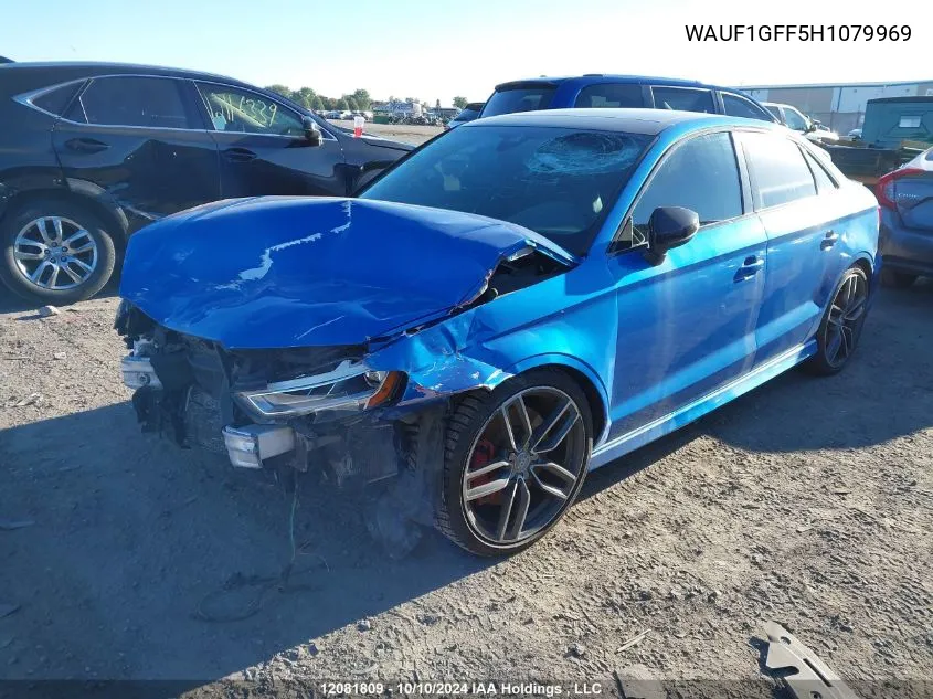 WAUF1GFF5H1079969 2017 Audi S3