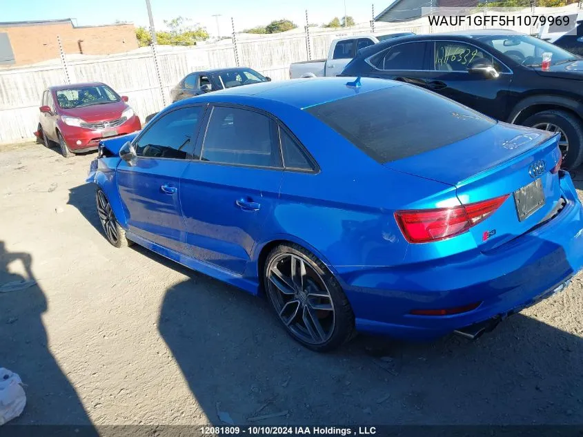 WAUF1GFF5H1079969 2017 Audi S3