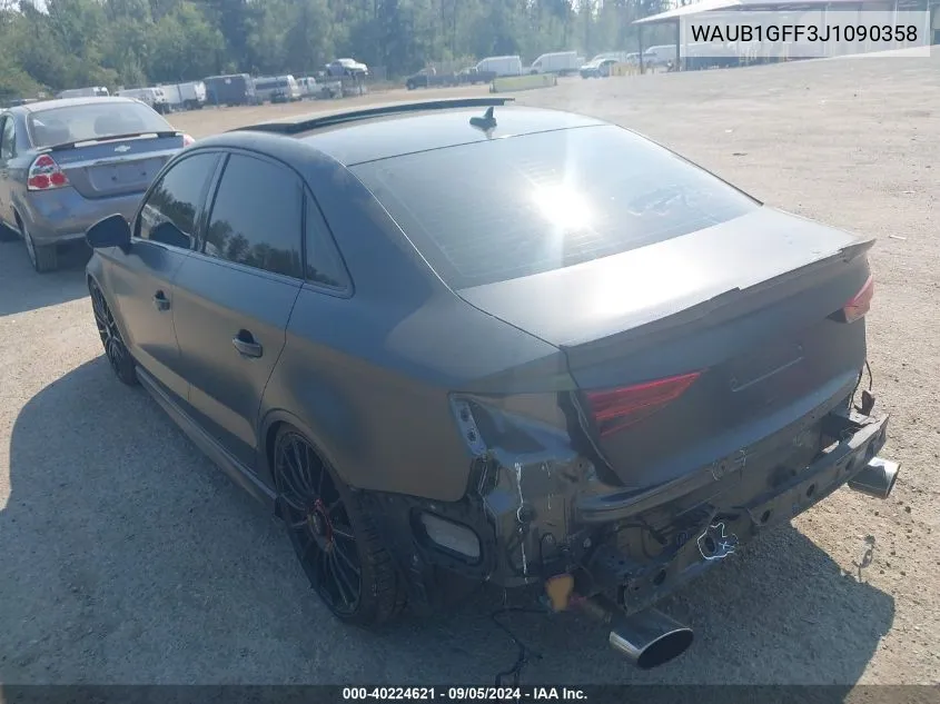 WAUB1GFF3J1090358 2018 Audi S3 Premium Plus