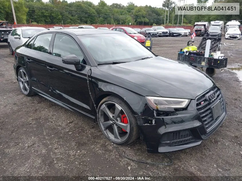 WAUB1GFF8LA041451 2020 Audi S3 Premium Tfsi Quattro S Tronic