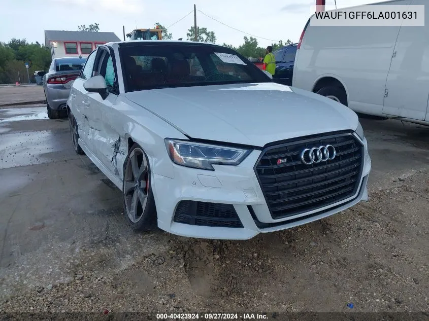 WAUF1GFF6LA001631 2020 Audi S3 Sedan