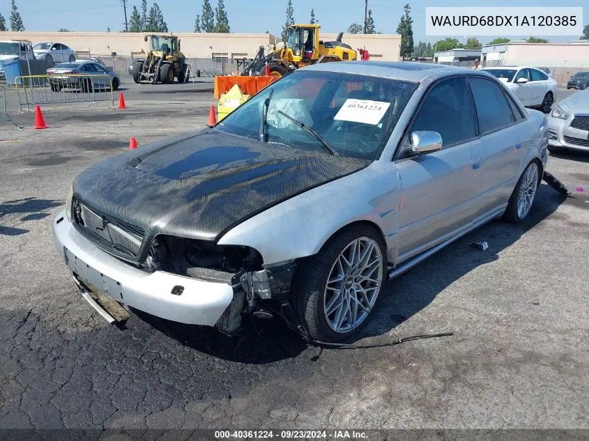 2001 Audi S4 2.7T VIN: WAURD68DX1A120385 Lot: 40361224