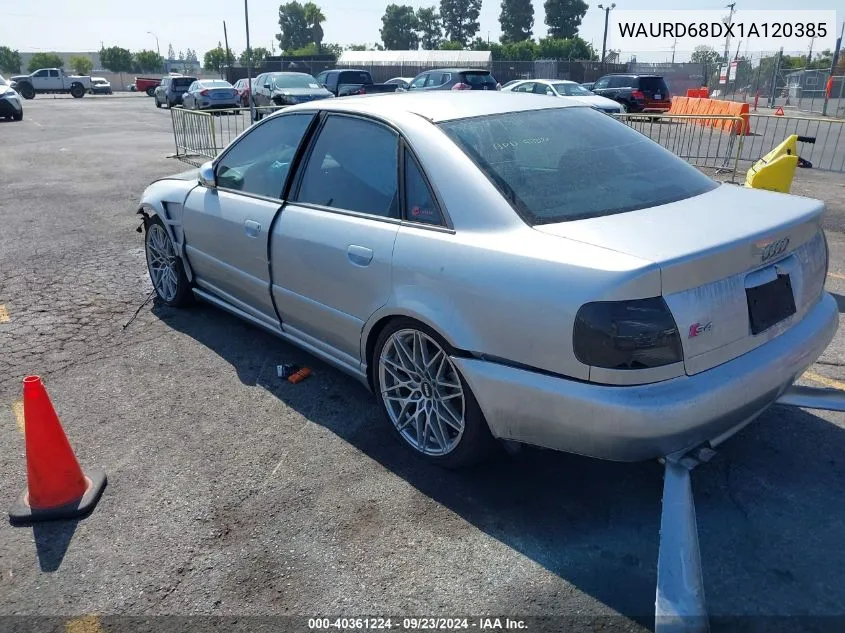 WAURD68DX1A120385 2001 Audi S4 2.7T