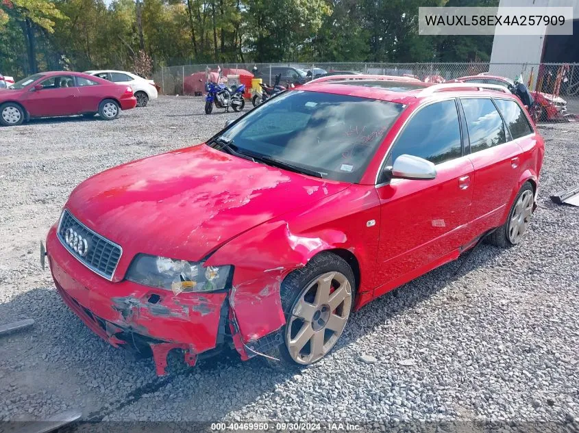 WAUXL58EX4A257909 2004 Audi S4 4.2 Avant