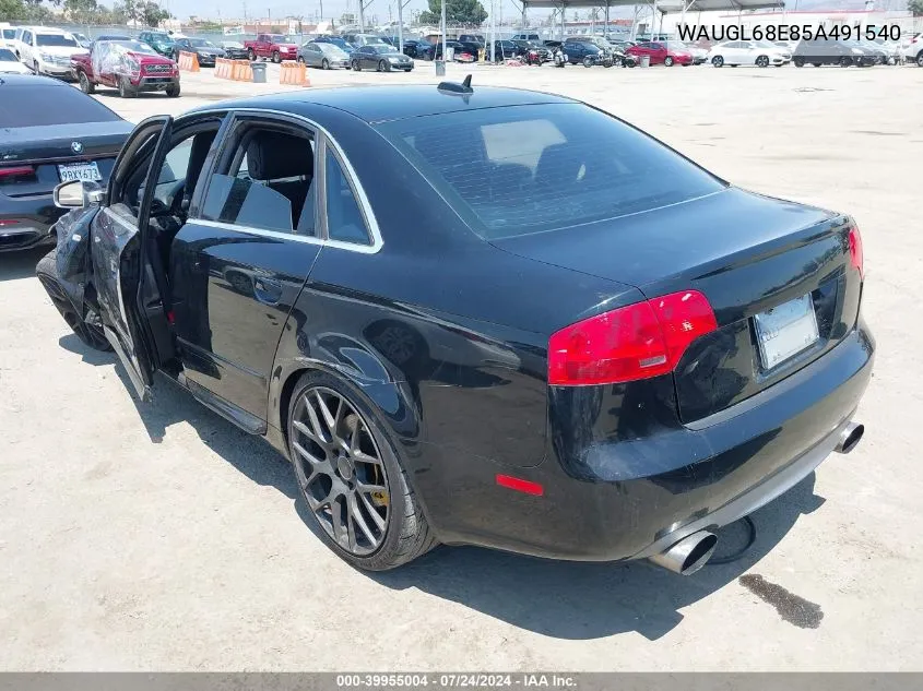 WAUGL68E85A491540 2005 Audi S4 4.2