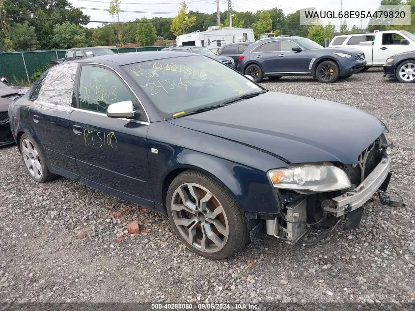 WAUGL68E95A479820 2005 Audi New S4 Quattro