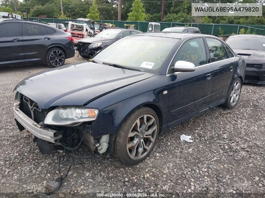 WAUGL68E95A479820 2005 Audi New S4 Quattro